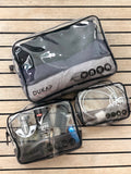 Clear Waterproof Packing Cubes - 3 Piece Set