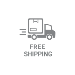 Free shipping logo with a truck