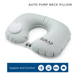 Auto Inflatable Air Pump Neck Travel Pillow